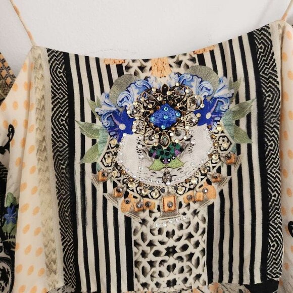 Camilla Salvador Secrets Short Dress With Tie Front Small b77 - Picture 9 of 14